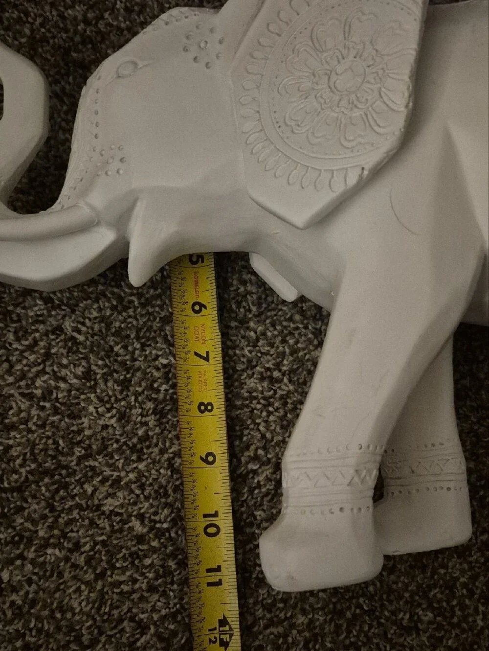 White Decorative Elephant Figurine